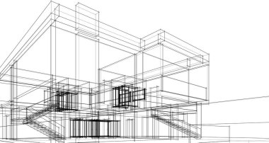 soyut mimari duvar kağıdı, dijital arkaplan
