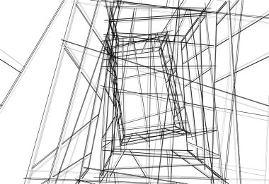 soyut mimari duvar kağıdı, dijital arkaplan