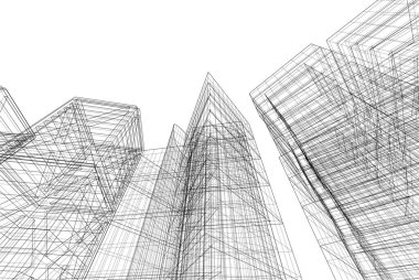 soyut mimari duvar kağıdı, dijital arkaplan