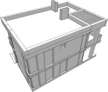 soyut mimari duvar kağıdı, dijital arkaplan