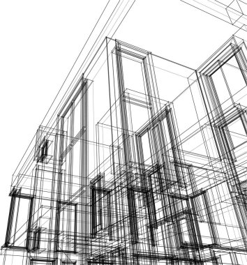 soyut mimari duvar kağıdı, dijital arkaplan