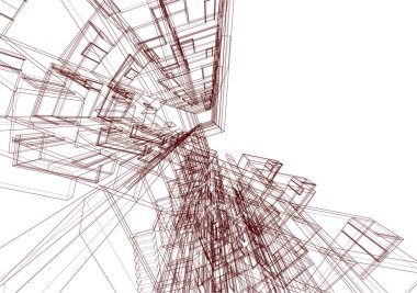 soyut mimari duvar kağıdı, dijital arkaplan