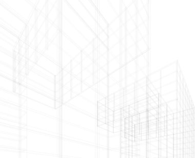 soyut mimari duvar kağıdı, dijital arkaplan