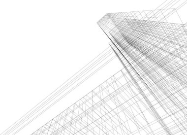 soyut mimari duvar kağıdı, dijital arkaplan