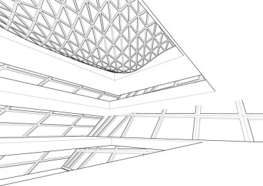 soyut mimari duvar kağıdı, dijital arkaplan