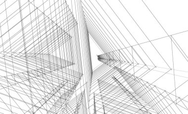 soyut mimari duvar kağıdı, dijital arkaplan