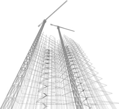 soyut mimari duvar kağıdı, dijital arkaplan