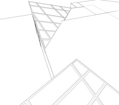 soyut mimari duvar kağıdı, dijital arkaplan