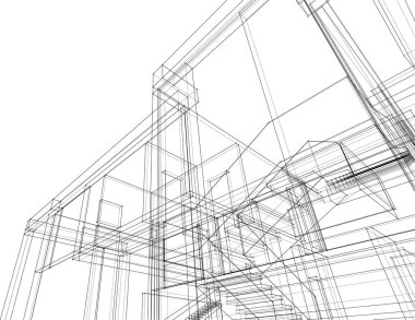 soyut mimari duvar kağıdı, dijital arkaplan