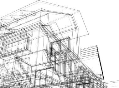 soyut mimari duvar kağıdı, dijital arkaplan