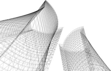 soyut mimari duvar kağıdı, dijital arkaplan