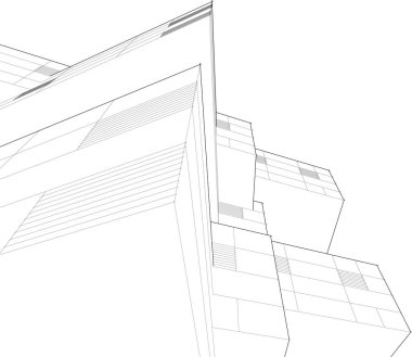 soyut mimari duvar kağıdı, dijital arkaplan