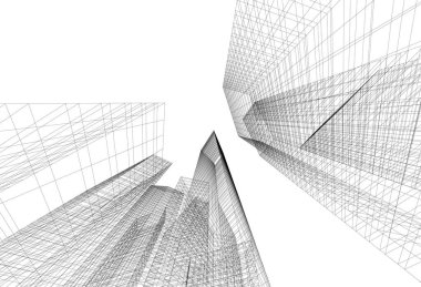 soyut mimari duvar kağıdı, dijital arkaplan