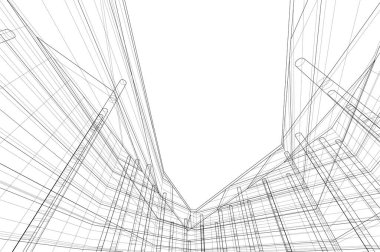 soyut mimari duvar kağıdı, dijital arkaplan