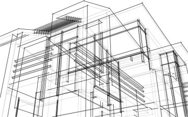 soyut mimari duvar kağıdı, dijital arkaplan