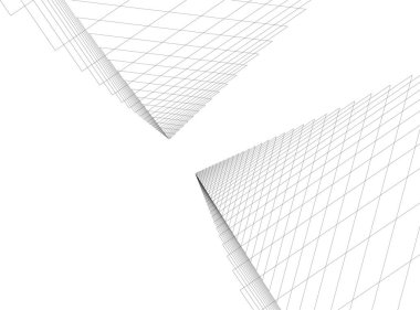 soyut mimari duvar kağıdı, dijital arkaplan