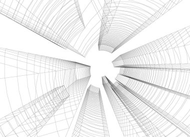 soyut mimari duvar kağıdı, dijital arkaplan