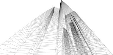 soyut mimari duvar kağıdı, dijital arkaplan