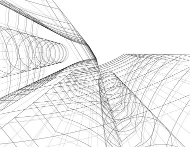 soyut mimari duvar kağıdı, dijital arkaplan