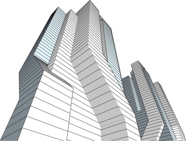 soyut mimari duvar kağıdı, dijital arkaplan