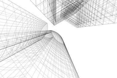 soyut mimari duvar kağıdı, dijital arkaplan