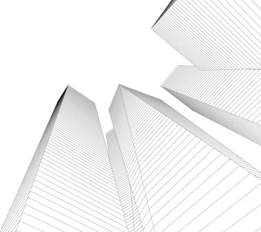 soyut mimari duvar kağıdı, dijital arkaplan