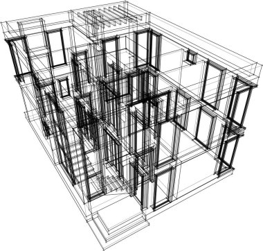 soyut mimari duvar kağıdı, dijital arkaplan