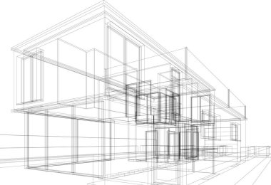 soyut mimari duvar kağıdı, dijital arkaplan