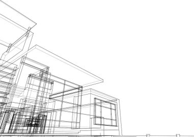 soyut mimari duvar kağıdı, dijital arkaplan