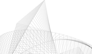 soyut mimari duvar kağıdı, dijital arkaplan