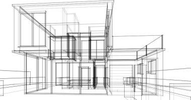 soyut mimari duvar kağıdı, dijital arkaplan