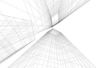 soyut mimari duvar kağıdı, dijital arkaplan