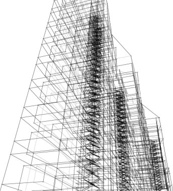 soyut mimari duvar kağıdı, dijital arkaplan