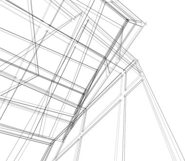 soyut mimari duvar kağıdı, dijital arkaplan