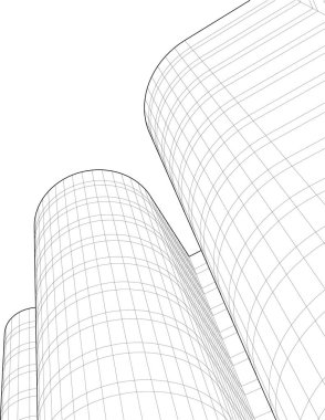 soyut mimari duvar kağıdı, dijital arkaplan