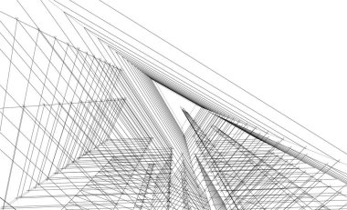 soyut mimari duvar kağıdı, dijital arkaplan