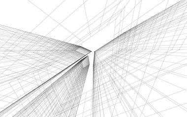 soyut mimari duvar kağıdı, dijital arkaplan