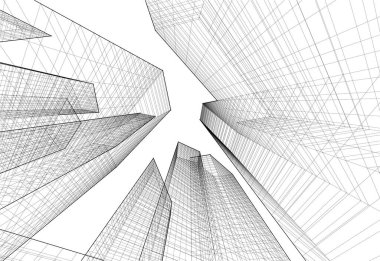 soyut mimari duvar kağıdı, dijital arkaplan