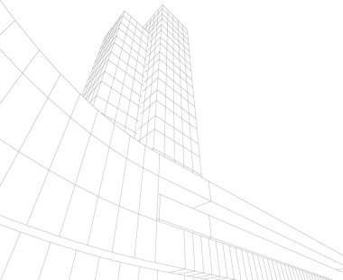 soyut mimari duvar kağıdı, dijital arkaplan