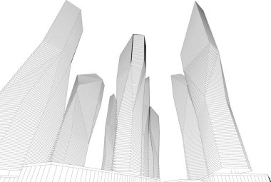 soyut mimari duvar kağıdı, dijital arkaplan