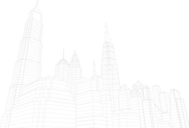 soyut mimari duvar kağıdı, dijital arkaplan