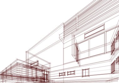 soyut mimari duvar kağıdı, dijital arkaplan