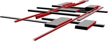 soyut mimari duvar kağıdı, dijital arkaplan