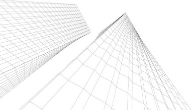 soyut mimari duvar kağıdı konsepti, dijital arkaplan