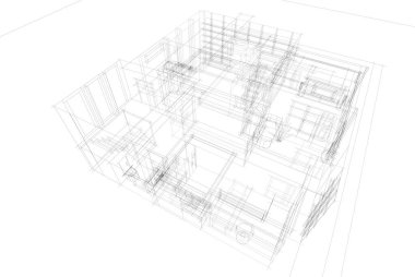 soyut mimari duvar kağıdı, dijital arkaplan