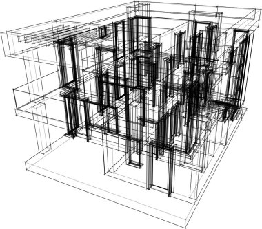 soyut mimari duvar kağıdı, dijital arkaplan