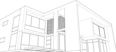 soyut mimari duvar kağıdı konsepti, dijital arkaplan