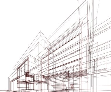 soyut mimari duvar kağıdı, dijital arkaplan