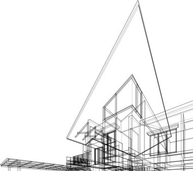 soyut mimari duvar kağıdı, dijital arkaplan