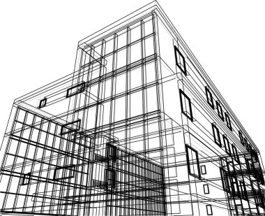 soyut mimari duvar kağıdı, dijital arkaplan